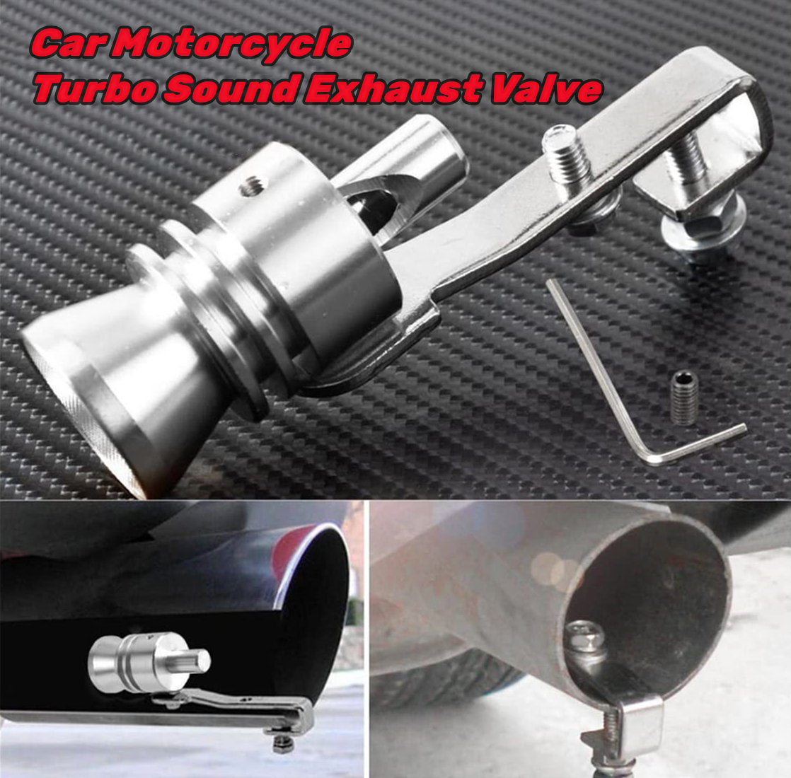 🔥Last Day 49% OFF - 💥Turbine Sound Exhaust Valve Accessories