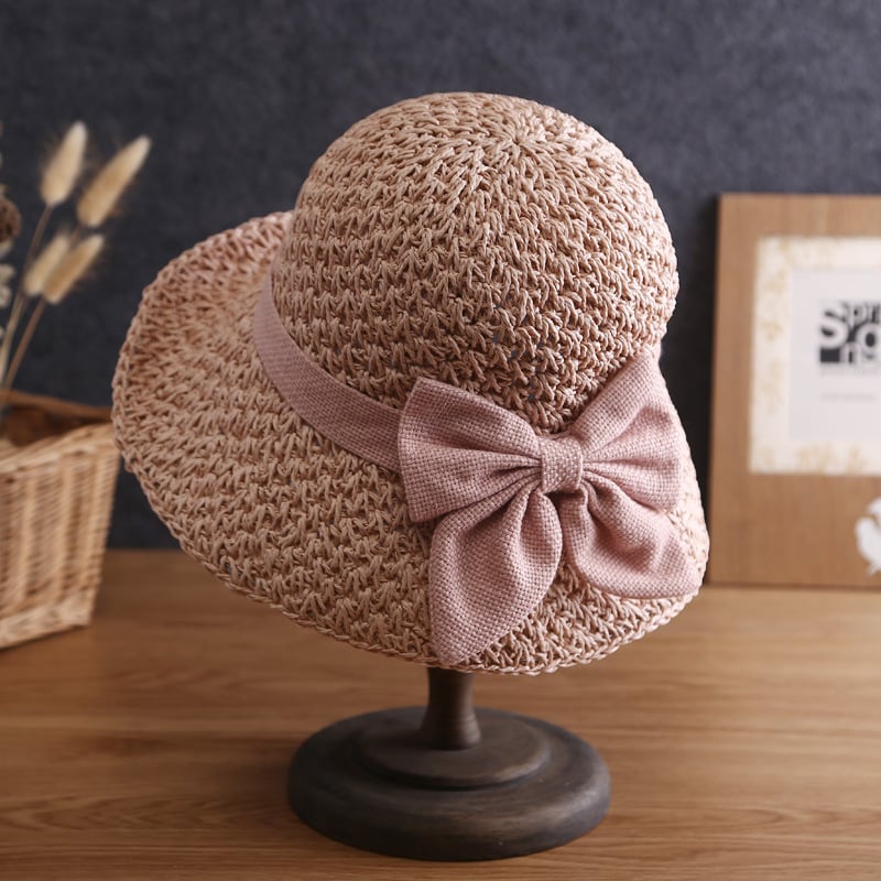 2026 Elegant Crochet Straw Hat with Ruffle Detail - Perfect for Summer Travel  Days